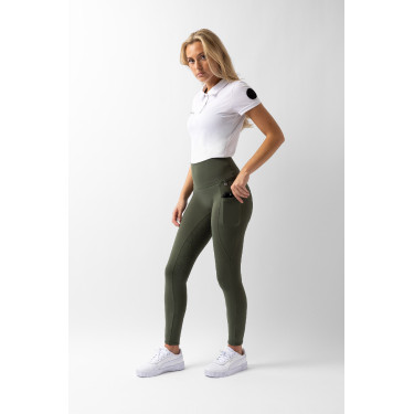 Legging de cintura alta com silicone integral Gillian Horze feminino Legging de cintura alta com silicone integral Gillian Horze feminino