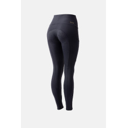 Legging Horze Mathilde com fundo de silicone feminino Azul-marinho escuro Legging Horze Mathilde com fundo de silicone feminino Azul-marinho escuro