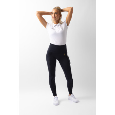Legging Horze Mathilde com fundo de silicone feminino Legging Horze Mathilde com fundo de silicone feminino