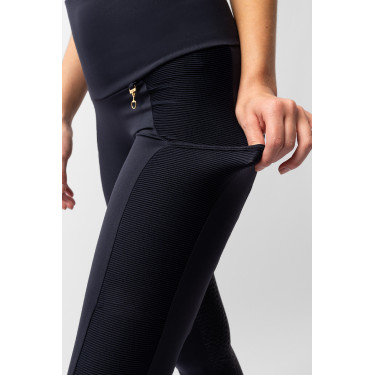 Legging Horze Mathilde com fundo de silicone feminino Legging Horze Mathilde com fundo de silicone feminino