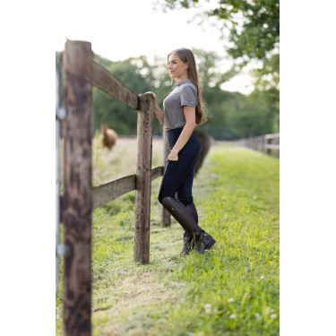 Legging Horze Mathilde com fundo de silicone feminino Legging Horze Mathilde com fundo de silicone feminino