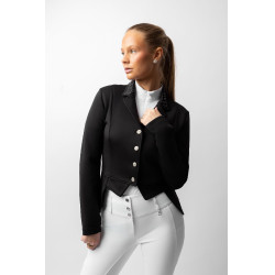 Casaco de competição Carla feminino Horze Preto Casaco de competição Carla feminino Horze Preto