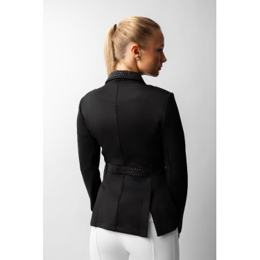 Casaco de competição Carla feminino Horze Preto Casaco de competição Carla feminino Horze Preto