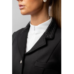 Casaco de competição Carla feminino Horze Preto Casaco de competição Carla feminino Horze Preto