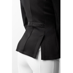 Casaco de competição Carla feminino Horze Preto Casaco de competição Carla feminino Horze Preto