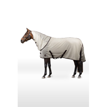 Cobertura anti-moscas Horze Paso Fino com pescoço removível e proteção UV Vinho Windsor Bordô Cobertura anti-moscas Horze Paso Fino com pescoço removível e proteção UV Vinho Windsor Bordô