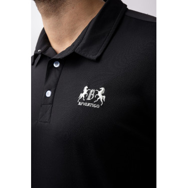 Polo funcional B Vertigo Flynn masculino Preto Polo funcional B Vertigo Flynn masculino Preto