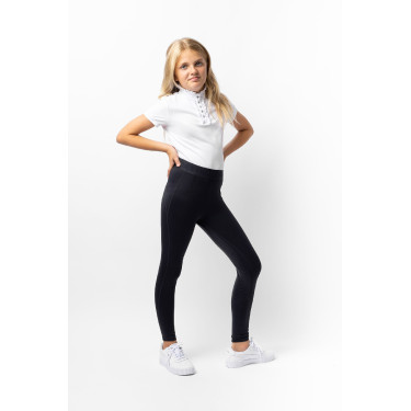 Legging de equitação com grip de silicone completo Madison infantil Horze Azul-marinho escuro