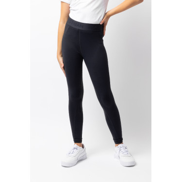 Legging de equitação com grip de silicone completo Madison infantil Horze Azul-marinho escuro