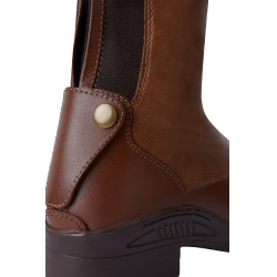 Botas de equitação femininas com atacadores Horze Castanho claro