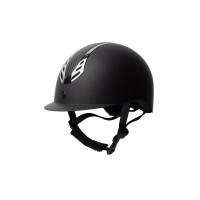 Capacete de equitação Horze Cosmo Preto carbono Capacete de equitação Horze Cosmo Preto carbono