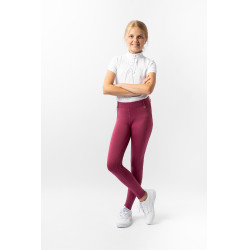 Leggings de equitação infantil Horze Dea Rosa seca