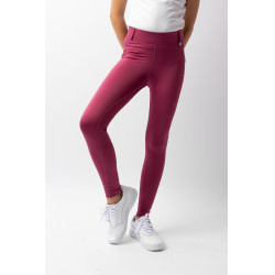 Leggings de equitação infantil Horze Dea Rosa seca