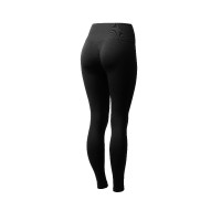 Collants Scrunch Horze Nessa full grip sem costuras Preto