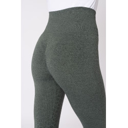 Collants Scrunch Horze Nessa full grip sem costuras Abertura Azul-marinho