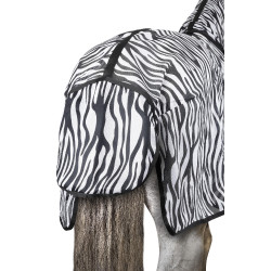 Capa anti-moscas Horze Defender Zebra Capa anti-moscas Horze Defender Zebra