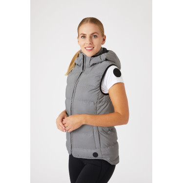 Colete acolchoado refletivo sem mangas Horze feminino Colete acolchoado refletivo sem mangas Horze feminino