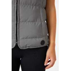 Colete acolchoado refletivo sem mangas Horze feminino Prata refletivo Colete acolchoado refletivo sem mangas Horze feminino Prata refletivo