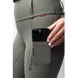 Calça de equitação B Vertigo híbrida de compressão Chiara feminina Manjedoura Basilic Rosa Calça de equitação B Vertigo híbrida de compressão Chiara feminina Manjedoura Basilic Rosa