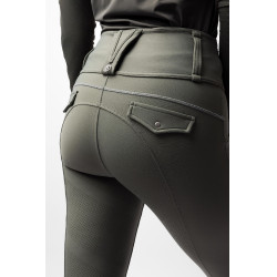 Calça de equitação B Vertigo híbrida de compressão Chiara feminina Manjedoura Basilic Rosa Calça de equitação B Vertigo híbrida de compressão Chiara feminina Manjedoura Basilic Rosa