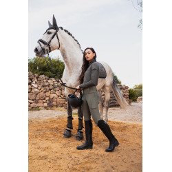 Calça de equitação B Vertigo híbrida de compressão Chiara feminina Manjedoura Basilic Rosa Calça de equitação B Vertigo híbrida de compressão Chiara feminina Manjedoura Basilic Rosa