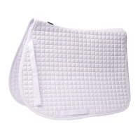 Almofada de sela Horze Exeter mista Preto