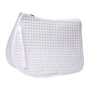 Almofada de sela Horze Exeter mista Branco brilhante