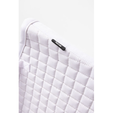 Almofada de sela Horze Exeter mista Branco brilhante