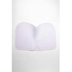 Almofada de sela Horze Exeter mista Branco brilhante