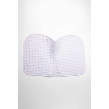 Almofada de sela Horze Exeter mista Branco brilhante