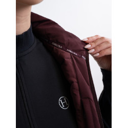 Colete sem mangas Harcour Balma Beringela Bord&amp;ocirc;