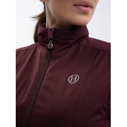 Colete sem mangas Harcour Balma Beringela Bord&amp;ocirc;