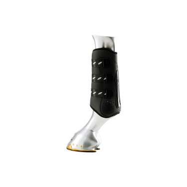 Guêtres de dressage Zandona King Carbon Air posteriores Preto Guêtres de dressage Zandona King Carbon Air posteriores Preto