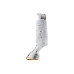 Guêtres de dressage Zandona King Carbon Air posteriores Branco