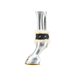 Gamaschen mit Lammfell Zandona Carbon Air Sensitive+ für junge Pferde Preto