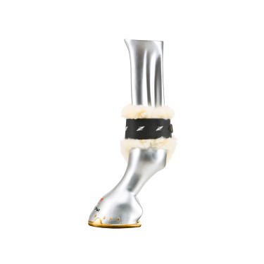 Gamaschen mit Lammfell Zandona Carbon Air Sensitive+ für junge Pferde Preto