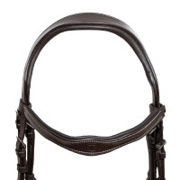 Bridão anatômico com logotipo Equestro Preto