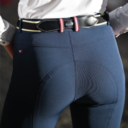 Calça de equitação Jump'In Junior menina Luna Marinho Azul-marinho Calça de equitação Jump'In Junior menina Luna Marinho Azul-marinho