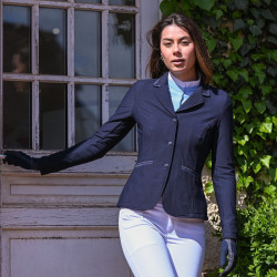 Casaco de competição Jump'In Senhora Airtec Marinho Azul-marinho Casaco de competição Jump'In Senhora Airtec Marinho Azul-marinho