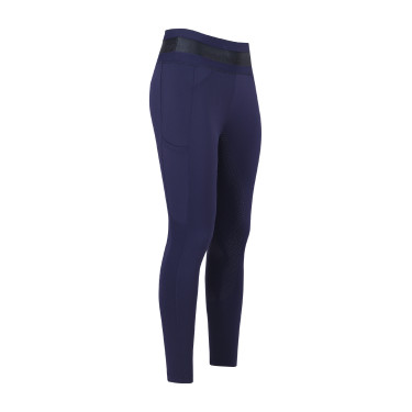 Legging de equitação Euro-Star Ares FullGrip Marinho Azul-marinho