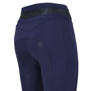 Legging de equitação Euro-Star Ares FullGrip Marinho Azul-marinho