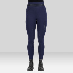 Legging de equitação Euro-Star Ares FullGrip Marinho Azul-marinho