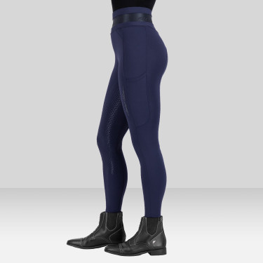 Legging de equitação Euro-Star Ares FullGrip Marinho Azul-marinho