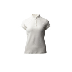 Camisa de concurso B Vertigo Liv brilhante feminina