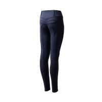 Calça de equitação Horze Mira infantil com grip integral Abertura Azul-marinho Calça de equitação Horze Mira infantil com grip integral Abertura Azul-marinho