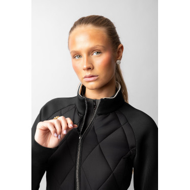 Casaco híbrido B Vertigo Agnetha feminino Beleza negra Preto