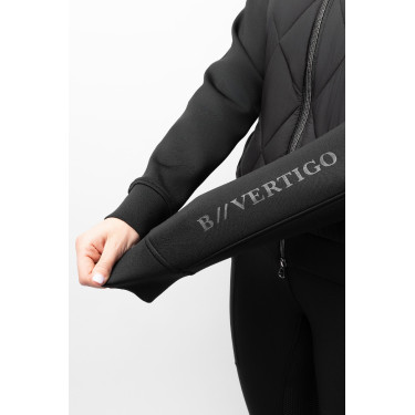 Casaco híbrido B Vertigo Agnetha feminino Beleza negra Preto