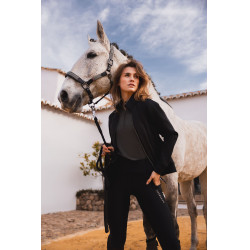 Casaco híbrido B Vertigo Agnetha feminino Beleza negra Preto