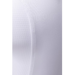 Legging Hybrid Horze Anya feminino fullgrip Branco brilhante