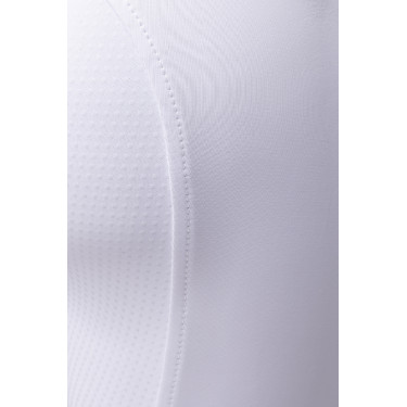 Legging Hybrid Horze Anya feminino fullgrip Branco brilhante